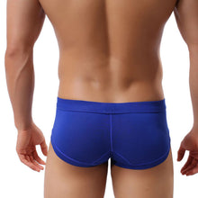Men Boxer Cotton Trunks Sexy Underwear Solid Shorts Bulge Pouch Men's Casual soft Underpants Plus Size