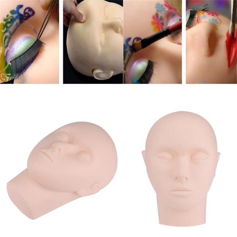 Pro Training Mannequin Flat Head Practice Make Up Eye Lashes Eyelash Extensions Massage & Relaxation