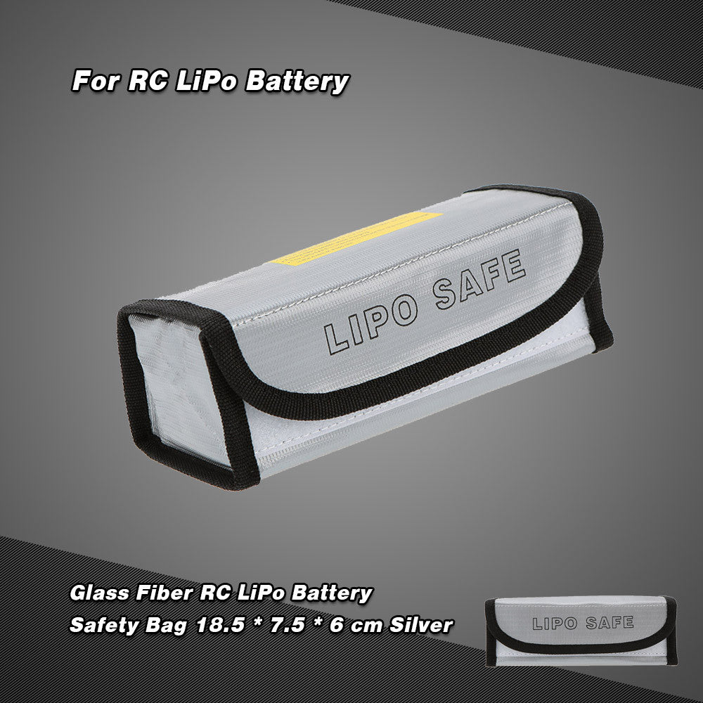 RC Fireproof LiPo Battery Safety Bag Safe Guard Charge Sack for LiPo Battery Charging 18.5 * 7.5 * 6 cm