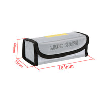 RC Fireproof LiPo Battery Safety Bag Safe Guard Charge Sack for LiPo Battery Charging 18.5 * 7.5 * 6 cm