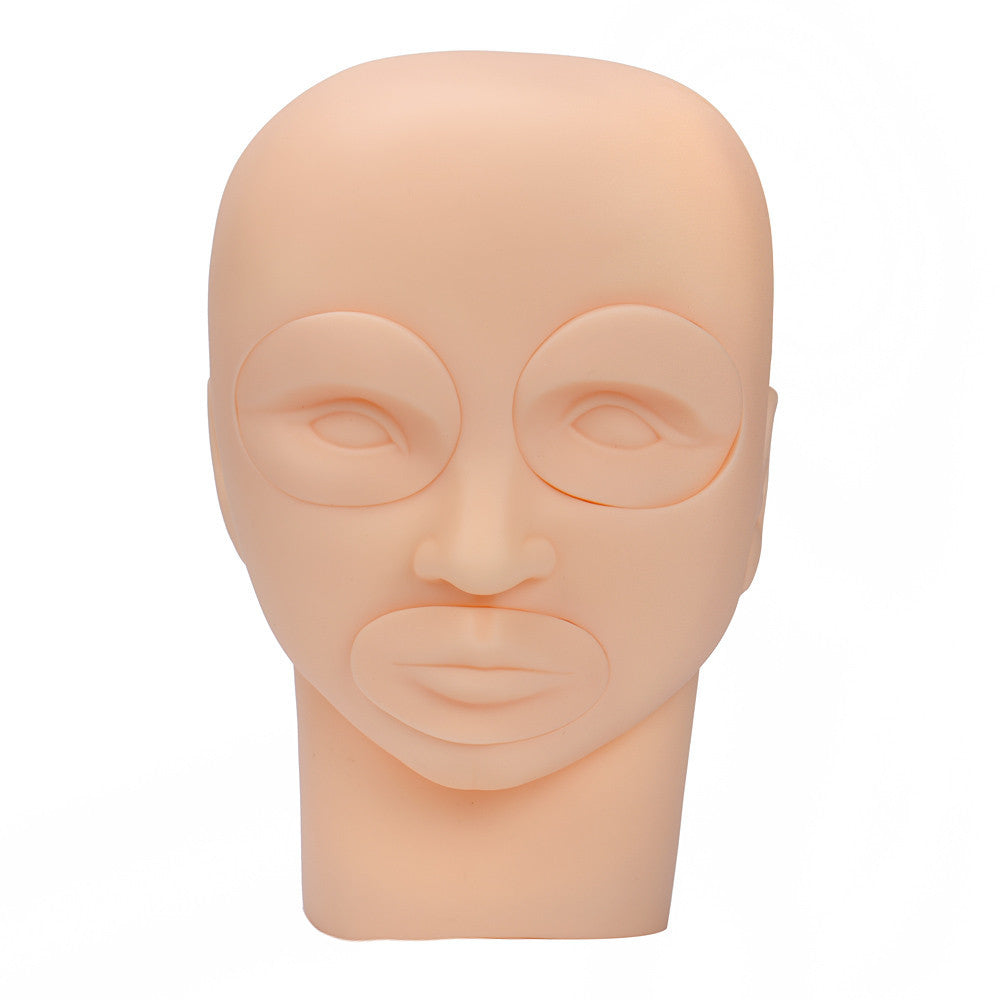 Semi Permanent Makeup Tattoo Eye Lip 3D Practice Skin Mannequin Head Training Massage & Relaxation