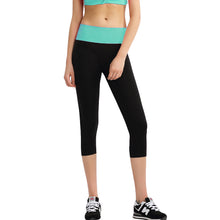 Women Short Leggings Contrast Elastic Waist Cropped Women Leggings Jeggings Leggins