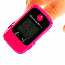 1 SET Portable Finger Tip Pulse Oximeter Blood Oxygen Saturation Monitor Red