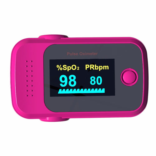 1 SET Portable Finger Tip Pulse Oximeter Blood Oxygen Saturation Monitor Red