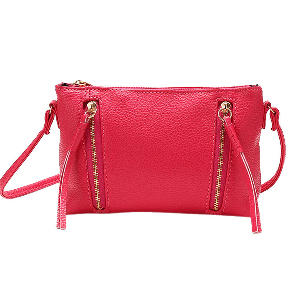 Fashion Women Ladies Faux Leather Shoulder Bag Clutch Handbag Portable Casual Mini Tote Purse Hobo Messenger Bags bolsa