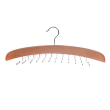 24 Tie Hanger Hardwood Clost Clothing Accessory Hanging Necktie Belt Organizer 53800