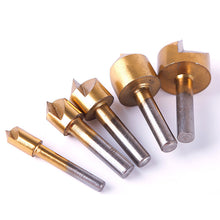5pcs HCS Chamfering Drill Bit 90 Degree End Mill Cutter Bit Countersink Set 69208