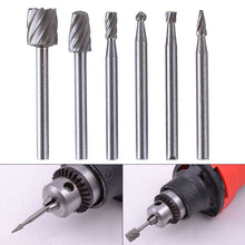 6pcs HSS Routing Router Grinding Bits Burr For Rotary Tool Dremel Bosch Mini 69340