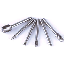6pcs HSS Routing Router Grinding Bits Burr For Rotary Tool Dremel Bosch Mini 69340