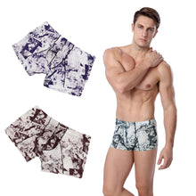 Modal Underwear Men Sexy Mens Boxers Shorts Pattern Print Comfortable Breathable Men Underpants Plus Size L-XXL