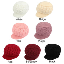 Women Beret Hat Crochet Slouch Baggy Warm Hats Women Knitted Cap Headwear New Fashion
