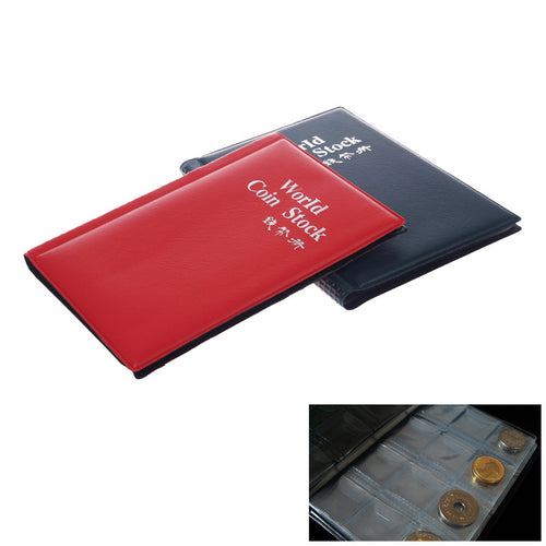 120 Slots Coin Collecting Album Book Penny Pockets Holders Collection Storage54925