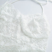 Sexy Style Women Lace Lingerie Set Sheer Corset Push Up Vest Top And Panties Set Women Underwear Suit White Intimates Sets