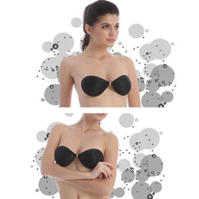 Silicone Bra Sexy Adhesive Stick On Push Up Strapless Invisible Cotton Backless Bra