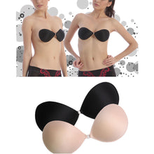 Silicone Bra Sexy Adhesive Stick On Push Up Strapless Invisible Cotton Backless Bra