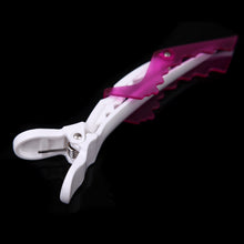 10Pcs Hair Styling Hair Clip Plastic Crocodile Hairdressing Sectioning Clamp