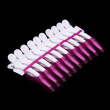 10Pcs Hair Styling Hair Clip Plastic Crocodile Hairdressing Sectioning Clamp