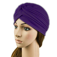 Indian Cap Pleated Headwrap Turban Stretchy Band Hats for Women Cloche Chemo Hijab Beanies NEW