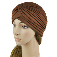 Indian Cap Pleated Headwrap Turban Stretchy Band Hats for Women Cloche Chemo Hijab Beanies NEW