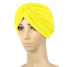 Indian Cap Pleated Headwrap Turban Stretchy Band Hats for Women Cloche Chemo Hijab Beanies NEW