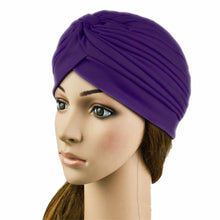 Indian Cap Pleated Headwrap Turban Stretchy Band Hats for Women Cloche Chemo Hijab Beanies NEW