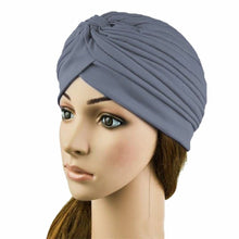 Indian Cap Pleated Headwrap Turban Stretchy Band Hats for Women Cloche Chemo Hijab Beanies NEW