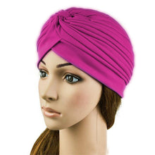 Indian Cap Pleated Headwrap Turban Stretchy Band Hats for Women Cloche Chemo Hijab Beanies NEW