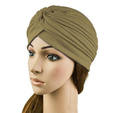 Indian Cap Pleated Headwrap Turban Stretchy Band Hats for Women Cloche Chemo Hijab Beanies NEW