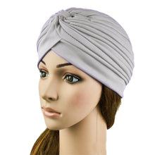 Indian Cap Pleated Headwrap Turban Stretchy Band Hats for Women Cloche Chemo Hijab Beanies NEW