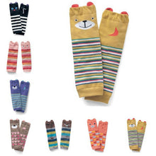 Infant Cute Baby Toddler Girls Boys Warm Leg Warmers Legging Striped Socks Cartoon PY