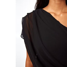Women Sexy Oblique Strapless Pleated Chiffon Dress Ladies Casual Dress