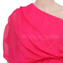 Women Sexy Oblique Strapless Pleated Chiffon Dress Ladies Casual Dress
