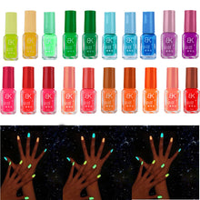 7ml/pc 20 colors Optional series of Fluorescent Neon Luminous Gel Nail Polish for Glow in DarkShip