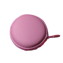 Colourful Portable Mini Round Hard Storage Case Bag for Earphone Headphone SD TF Cards Keys