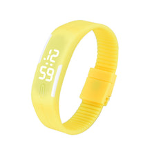 Women men Korean Popular Students Watch Mens Womens Rubber LED Date Sports Digital Bracelet Wrist Watch Gifts