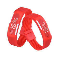Women men Korean Popular Students Watch Mens Womens Rubber LED Date Sports Digital Bracelet Wrist Watch Gifts