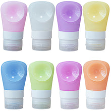 Makeup Refillable Bottles 38ml/60ml/90ml Travel Packing Ssilicone Press Bottles Set Lotion Shampoo Bath Container