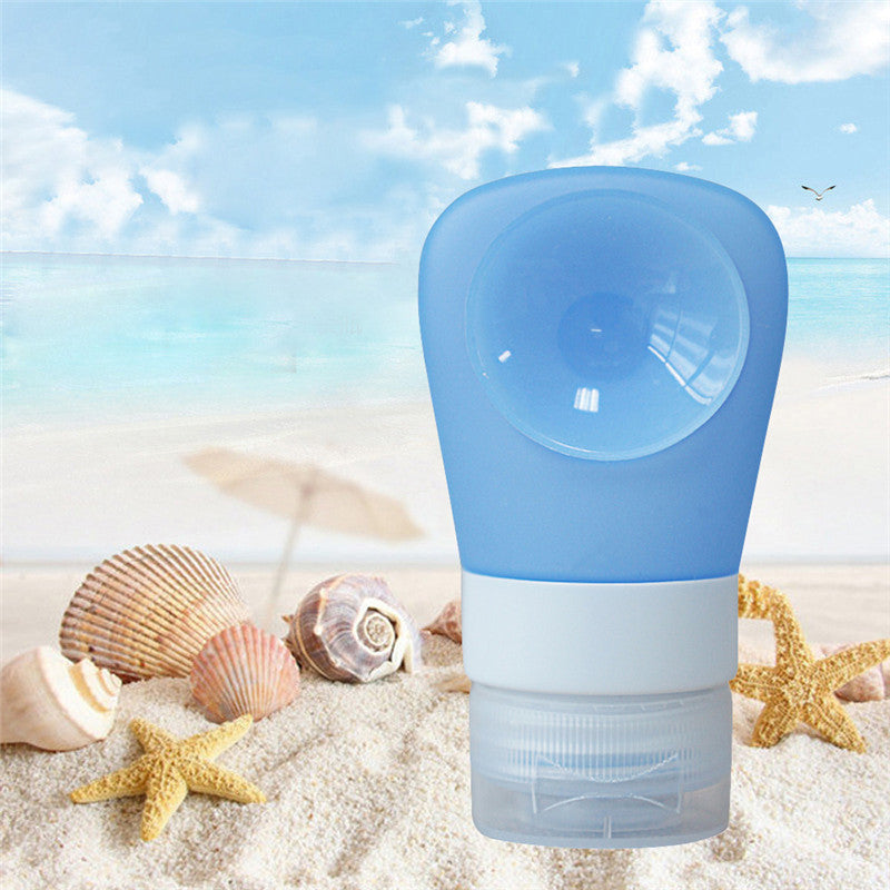 Makeup Refillable Bottles 38ml/60ml/90ml Travel Packing Ssilicone Press Bottles Set Lotion Shampoo Bath Container