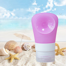 Makeup Refillable Bottles 38ml/60ml/90ml Travel Packing Ssilicone Press Bottles Set Lotion Shampoo Bath Container