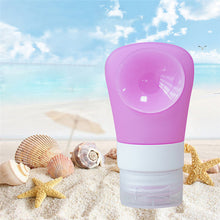Makeup Refillable Bottles 38ml/60ml/90ml Travel Packing Ssilicone Press Bottles Set Lotion Shampoo Bath Container