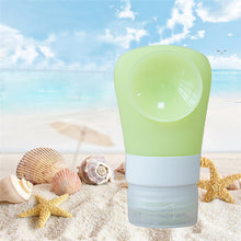Makeup Refillable Bottles 38ml/60ml/90ml Travel Packing Ssilicone Press Bottles Set Lotion Shampoo Bath Container