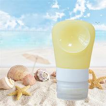 Makeup Refillable Bottles 38ml/60ml/90ml Travel Packing Ssilicone Press Bottles Set Lotion Shampoo Bath Container