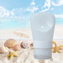Makeup Refillable Bottles 38ml/60ml/90ml Travel Packing Ssilicone Press Bottles Set Lotion Shampoo Bath Container