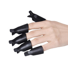 10pc Wearable Acrylic Plastic Nail Art Soak Off Cap Clip UV Gel Polish Remover Wrap Tool Fast Shipping