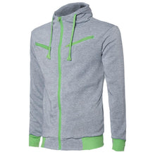 Details Men's Stylish Slim Fit Warm Hooded Sweatshirt Zipper Coat Jacket Outwear
