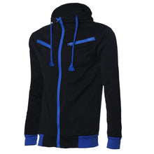 Details Men's Stylish Slim Fit Warm Hooded Sweatshirt Zipper Coat Jacket Outwear