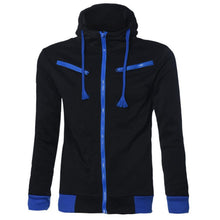 Details Men's Stylish Slim Fit Warm Hooded Sweatshirt Zipper Coat Jacket Outwear