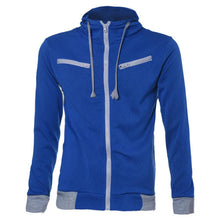Details Men's Stylish Slim Fit Warm Hooded Sweatshirt Zipper Coat Jacket Outwear