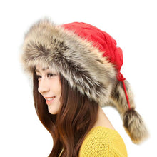 Women Fur Cap Warm Hats Girl Knitting Caps Ladies Beanie Wool Hat Fast Shipping