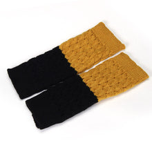 Amazing Patchwork Color Knitted Leg Warmers for Women Boot Socks Cover for Girl Women